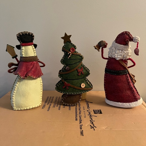 8 inch Home interiors shelf sitters. 8 inch tall. Set of 3 - Picture 2 of 5